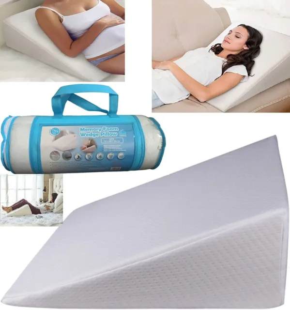 Grande cuscino a zeppa letto flessibile reflusso acido con lussuosa copertura trapuntata