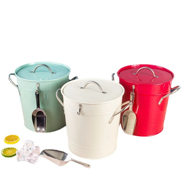 Seau à Glace En Acier Inoxydable – 13,5 Cm, Style Moderne Et Nomade