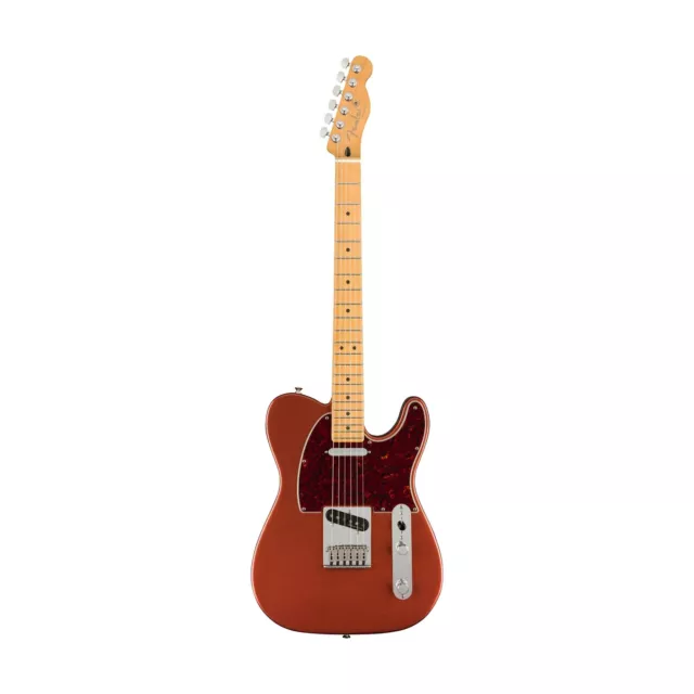 Fender Player Plus Telecaster Electric Guitar, Maple FB, Aged Candy Apple Red