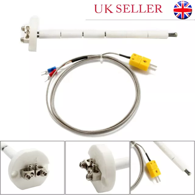 Thermocouple Block Ceramic Kiln Probe K-Type 2372 °F High Accurate Measurement