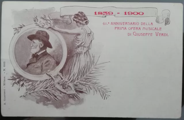 1900 - 61 Anniv. prima opera musicale di Giuseppe Verdi