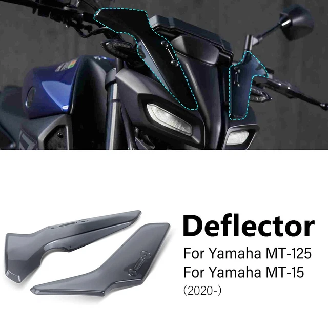 Windschutzscheibe Für Yamaha MT15/MT125 - Acryl Deflektor Kit 2019-2022 | Motorrad Zubehör