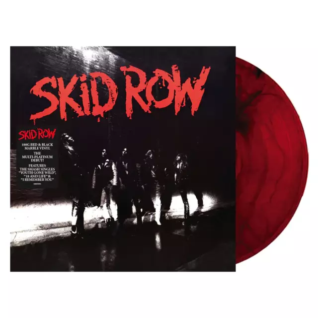 Skid Row - Skid Row Red & Black Splatter Vinyl 12" Album