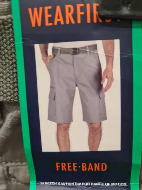Wearfirst mens freeband stretch cargo best sale shorts