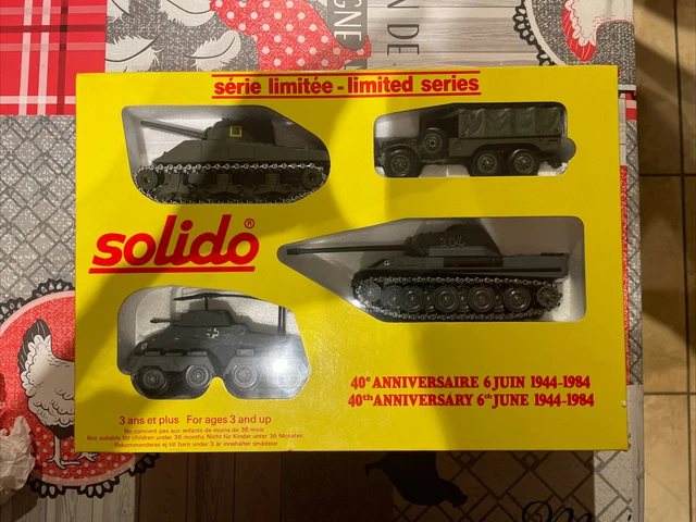 Le coffret militaire 6 juin 1944-1984 en miniature de Solido au 1/50e