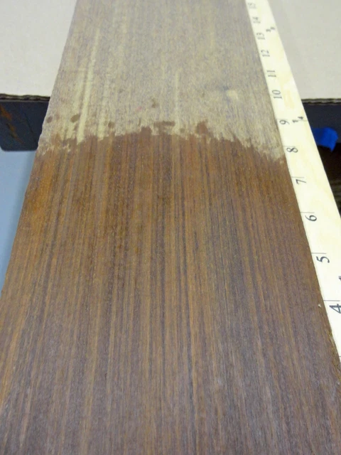 Afromosia Afrormosia lumber 15/16" thick x 5" wide x 50" inch long board Afromosia Afrormosia lumber 15/16" thick x 5" wide x 50" inch long board