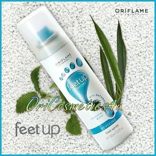ORIFLAME FEET UP Comfort Reviving Foot Spray 150ml Instant Cooling