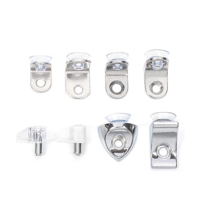 Glass Shelf Support Bracket Brackets - Stainless Steel For 5mm Thick Shelves
