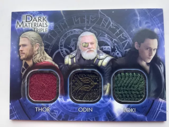 Thor Odin Loki costume card Dark Material Triple Dark World DMT-3 Upper Deck