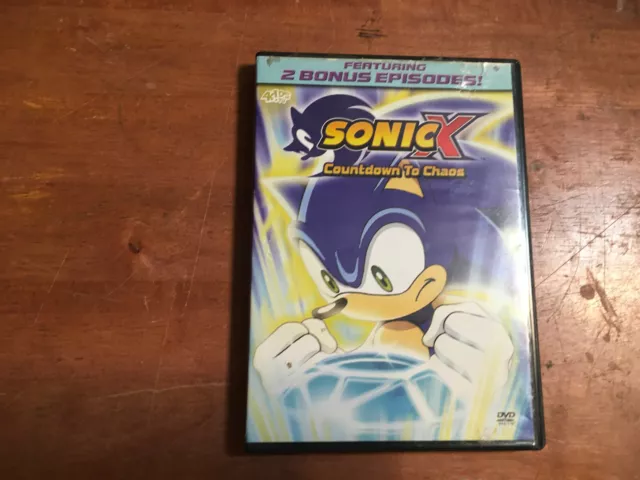 Sonic X Pure Chaos DVD New Sealed