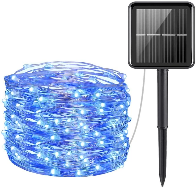 Outdoor Solar Fairy String Lights Copper Wire Waterproof Garden Decor 100/200LED
