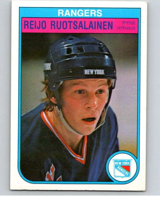 1982-83 O-PEE-CHEE #233 Reijo Ruotsalainen RC recrue New York Rangers ...