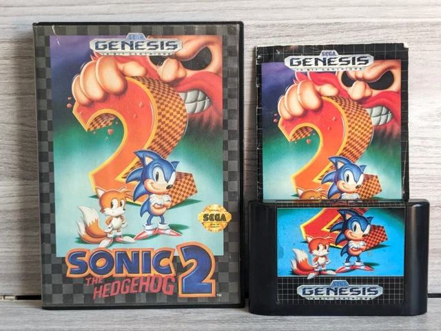 SONIC THE HEDGEHOG 2 - Sega Genesis Game - Not Mega Drive £6.99 ...