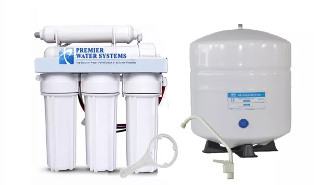 Premier Home Reverse Osmosis RO Water Filter System 5 Stage 100 GPD Filtration