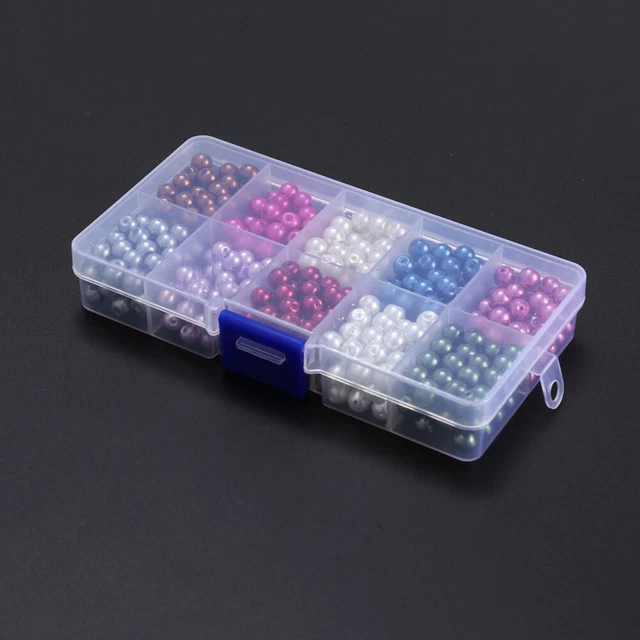 500 PCS Crystal Spacer Beads Glass Craft Jewellery Making Mixed Color
