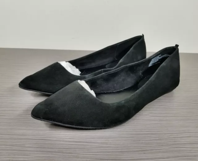 BP. 'Moveover' Pointy Toe Flat, Black Suede, Womens Size 7.5 M 3