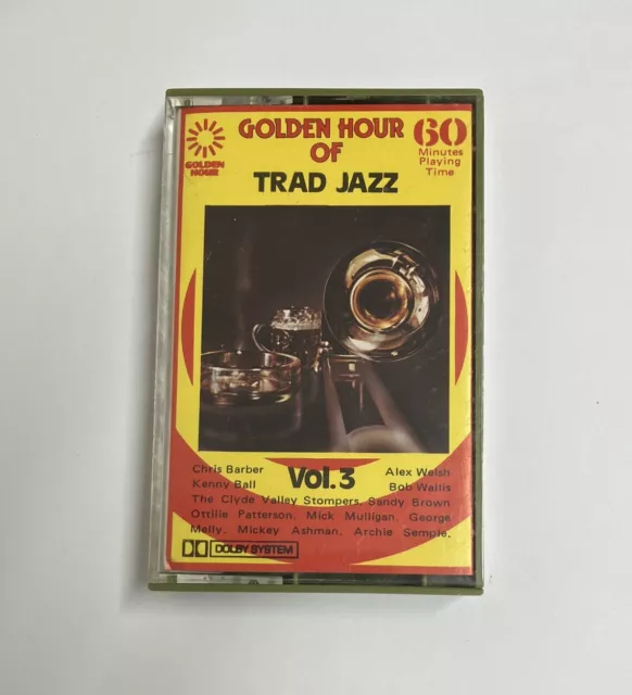 Golden Hour Of Trad Jazz Vol. 3 - 1977 UK Cassette - GH Tray