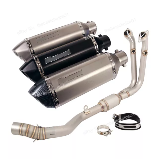 FOR CFMOTO 450SR 450SS 20222024 Complete Exhaust System Front Muffler