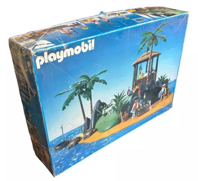 Playmobil Sammlung Set 3799 Pirateninsel, Schatzinsel von 1991 in OVP Rarität