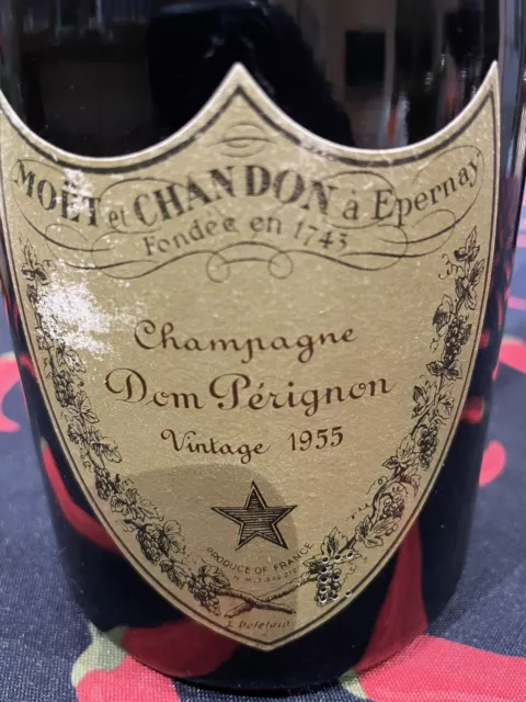 champagne dom perignon Vintage 1955