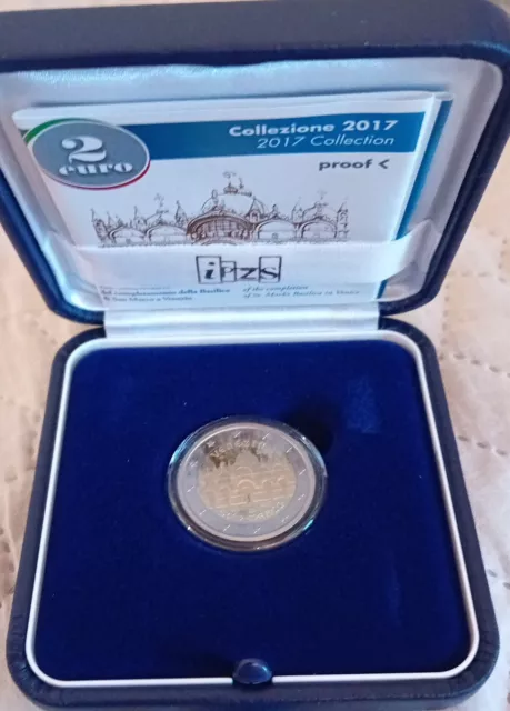 2 Euro Italia 2017 Proof - Basilica San Marco - Venezia