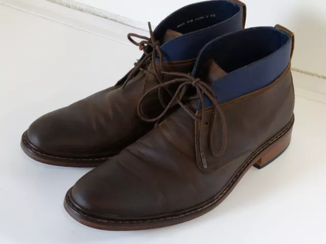 COLE HAAN COLTON C11771 Mens Brown Leather Chukka Boots 7 M 228