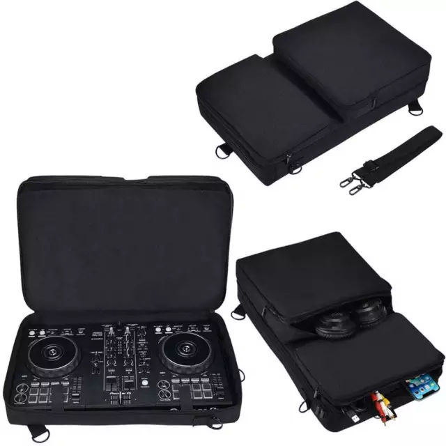 Portable DJ Disc Player Carrying Case for Pioneer DDJ-400 DDJ-FLX4 Roland DJ-202