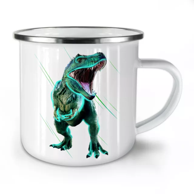 Jurassic TRex Dinosaur NUOVA tazza da tè smaltato 10 once | Wellcoda