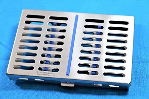 German Stainless Surgical Dental Instruments Autoclave Sterilization Cassette...