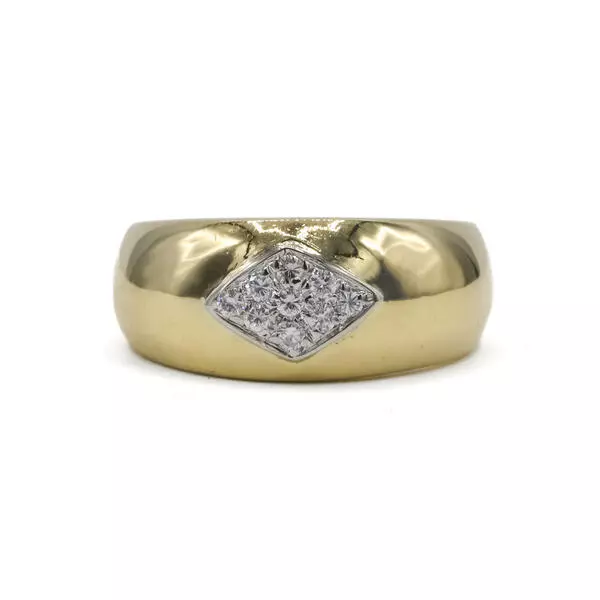 Anello con Brillanti 0,30 ct Diamante Diamante in Oro 750 Ktg. 54