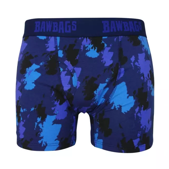 Bawbags Kids Scotland Camo Cotton Boxer Shorts