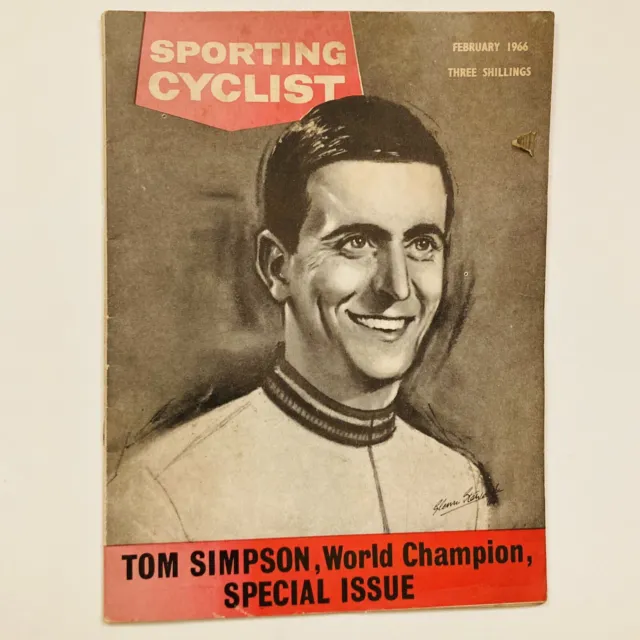 Vintage Cycling Magazine 1966 Tom Simpson World Champion Souvenir Tour de France