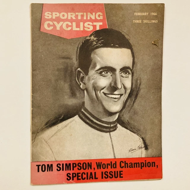 Vintage Cycling Magazine 1966 Tom Simpson World Champion Souvenir Tour de France Vintage Cycling Magazine 1966 Tom Simpson World Champion Souvenir Tour de France