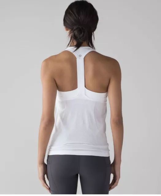 Lululemon Swiftly Tech T Back Racerback Running Cardio HIIT Gym Training Size 4