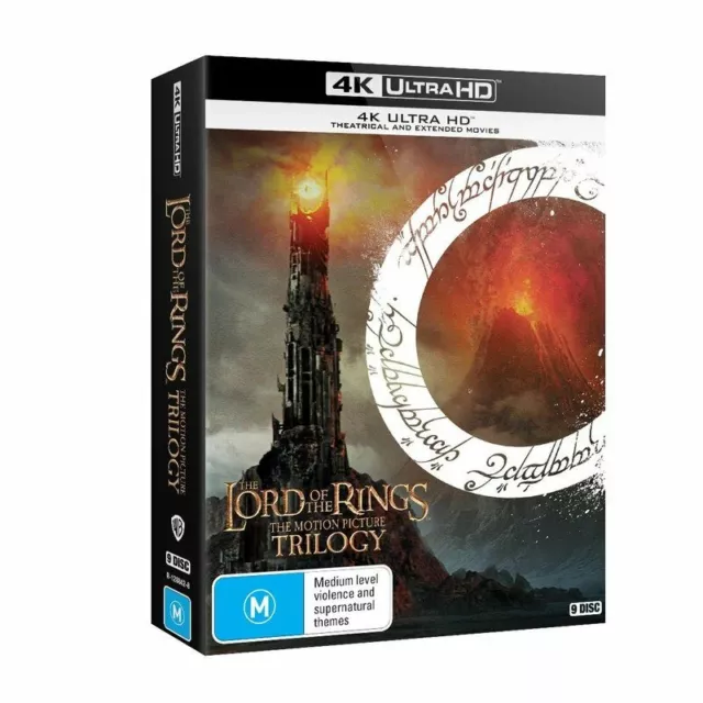 Lord Of The Rings Trilogy(Extended & Theatrical Editions) 9 4K UHD Disc Box Set
