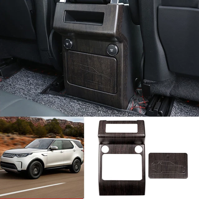 For Land Rover Discovery 5 SE 17-20 Oak Wood Grain Rear Air Vent Anti-Kick Panel