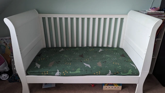 Mamas and papas orchard sleigh cot deals bed instructions