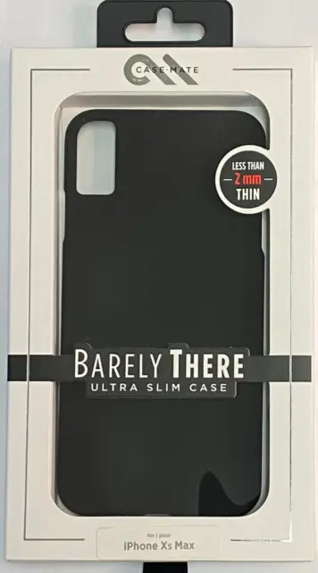 Case-Mate Barely There Ultra Slim Case for Apple iPhone Xs Max 6.5" - Black