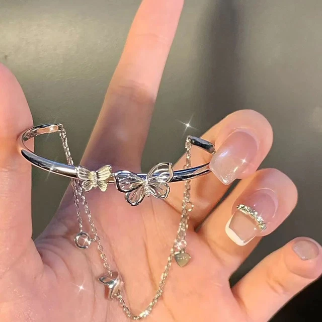 Armbänder Jungs compatible with Machen Open Work Schmetterling Charm