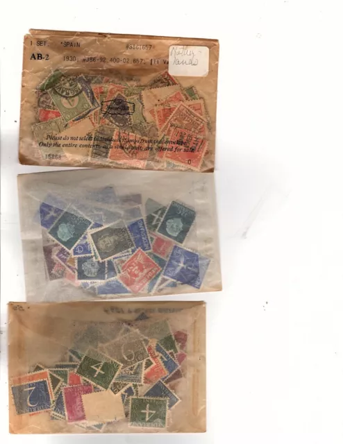 Colección de sellos de los Países Bajos appx 700 sellos usados lote de duplicados (mb15