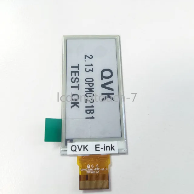 2.13 inch OPM021B1 122x250 LCD Display For Electronic label paper tags Screen