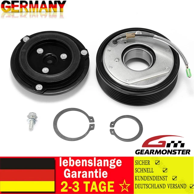 YILIKISS Klimakompressor Magnetkupplung Für BMW E36 E46 - Mit Riemenscheibe & Spule