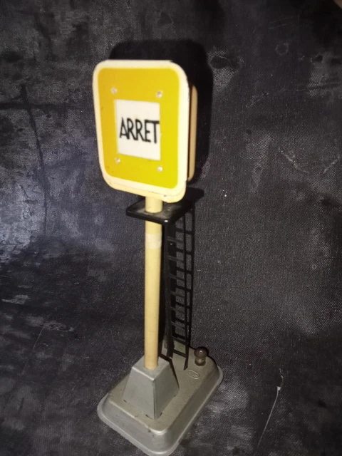 Train JEP échelle 0 panneau 4 feux rouges - ampoule OK - SANS FIL NI CACHE INFER