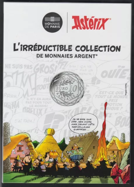 France - Collector pour pièces de 10 euros Argent - Astérix