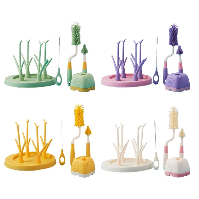 Bottle Scrubber Baby Bottle Holder Kitchen Gadgets Baby Bottle Brush Cleaner