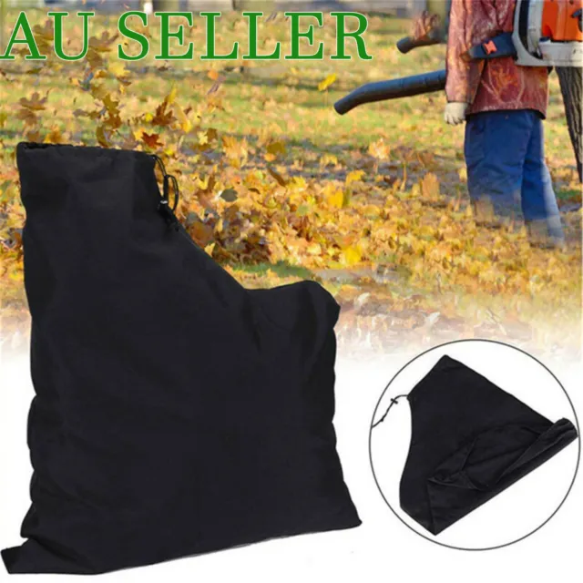 AU Replacement Black Zip Leaf Blower Vacuum Bag Garden Lawn Leaves Storage Bags