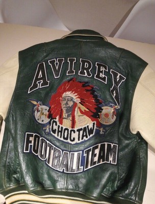 VTG 90S OG AVIREX Choctaw Football Team 