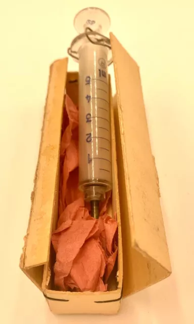 Antike Spritze Glas medizinisches Zubehör Injektionsspritze Medizin Arzt