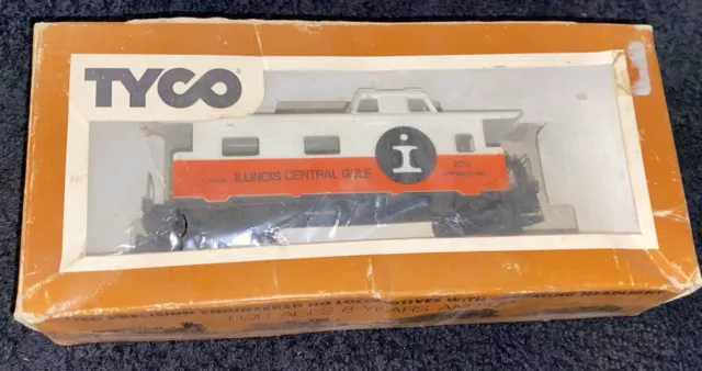 ICG Illinois Central Gulf 40` Caboose Tyco Stock #327Z NOS NEW Heavy Box Wear