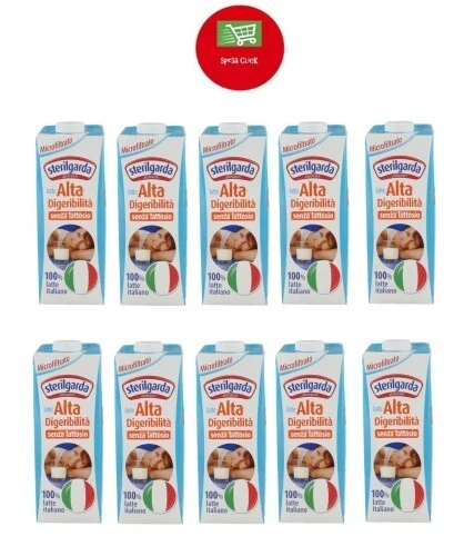 latte uht senza lattosio alta digeribilità 10 litri